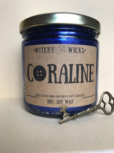 Load image into Gallery viewer, Coraline 100% Soy Wax Candle