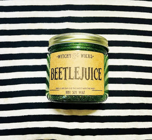 Beetlejuice 100% Soy Wax Candle