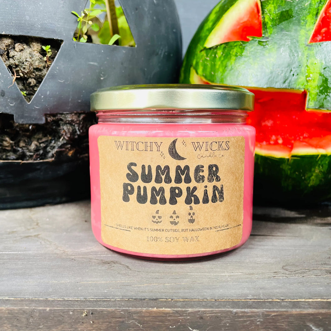 Summer Pumpkin 100% Soy Wax Candle