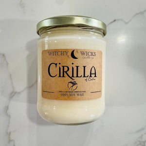 Cirilla of Cintra 100% Soy Wax Candle