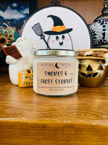 S’mores and Ghost Stories 100% Soy Wax Candle