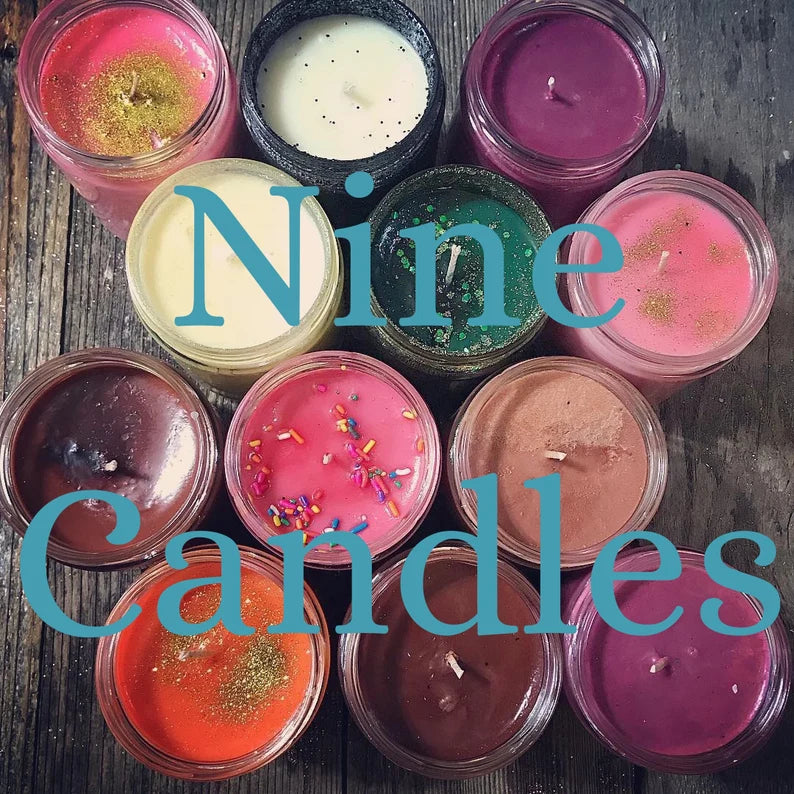 Nine 100% Soy Wax Candles