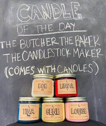 Bob’s Inspired FIVE Candle Pack 100% Soy Wax Candles