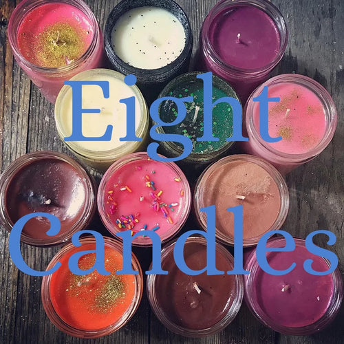 Eight 100% Soy Wax Candle