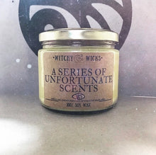 Load image into Gallery viewer, A Series of Unfortunate Scents 100 % Soy Wax Candle