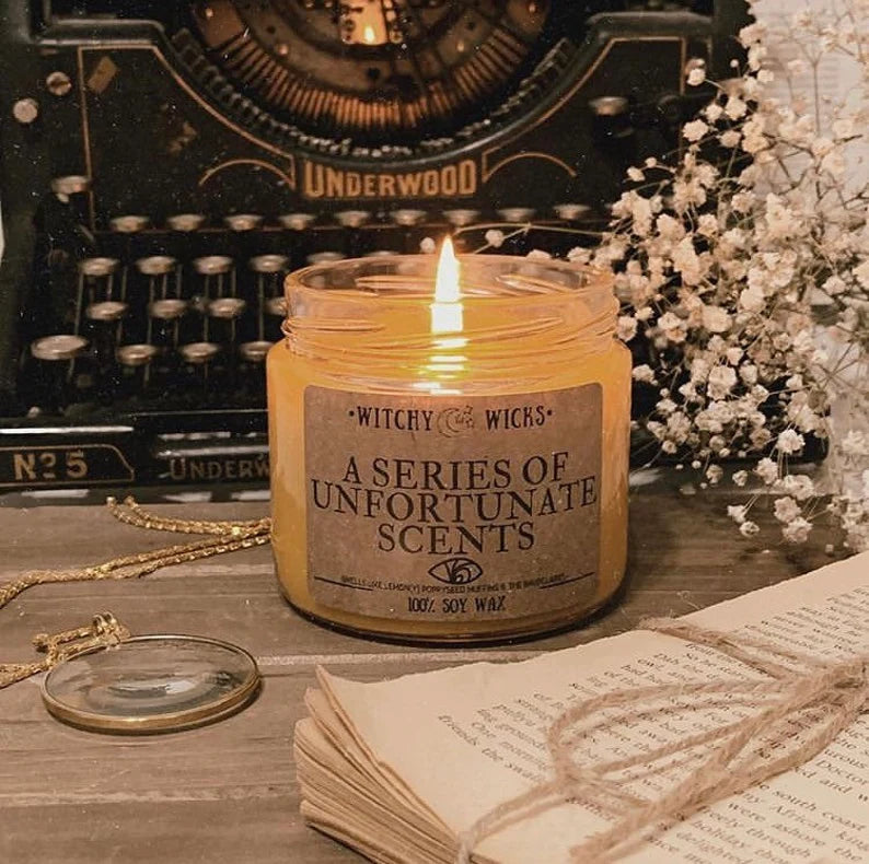 A Series of Unfortunate Scents 100 % Soy Wax Candle