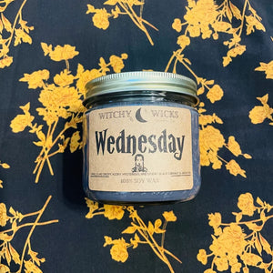 Wednesday 100% Soy Wax Candle