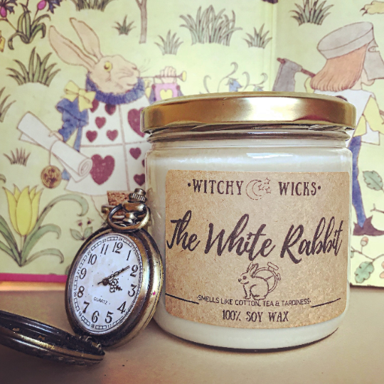 The White Rabbit 100% Soy Wax Candle